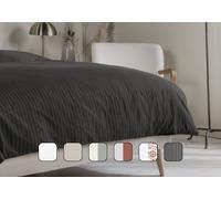 Housse de couette 100% Percale de coton 260x240 - Beige