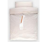 Housse de couette 100 x 140 cm en veloudoux, beige