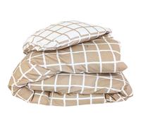 Housse de couette 140x200 cm percale 100% coton DDM MAX Beige