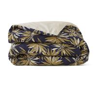 Housse de couette 140x200 cm percale de coton EVERLY bleu encre