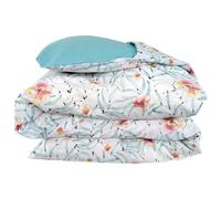 Housse de couette 140x200 cm percale de coton ROXANE multicolore
