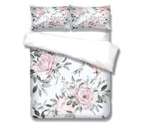 Housse De Couette 140X200 Les Roses Imprimé Housse De Couette - Housse De Couette Stitch avec 2 Taie d'oreiller,Ensembles De Housse De Couette 2 Personnes en Microfibre