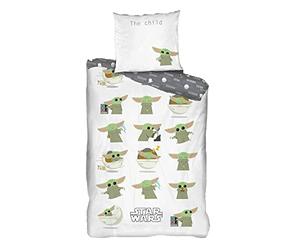 Housse de couette 140x200 star wars the mandalorian