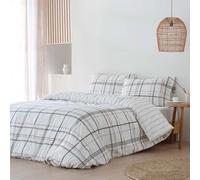 Housse de couette 180 x 190 cm / 200 % coton percale 200 fils Ali. Housse de couette 260 x 240 cm + 2 taies d'oreiller 100 % coton percale Fermeture par boutons Couleur beige