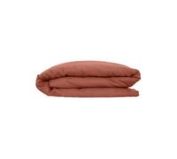 Atmosphera - Housse de couette 2 places Morning Sunshine 100% Lin - 240x220 - Marron Terracotta - Morning sunshine Marron G
