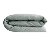 Housse de couette 200x200 cm lin lavé SONATE vert Lichen