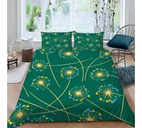 Housse de Couette 200x200 Fleurs Créatives Imprimée 3D Pétales en Forme de Cœur Parure de Lit 2 Personnes Doux Microfibre Literie avec 2 Taies D'oreillers 65x65 cm avec Fermeture Éclair x.3