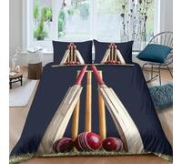 Housse de Couette 200x200 Grillon Parures de Lit Adultes 3D Imprimée Literie Set 3 Pièces Thème Sportif Microfibre Housse Couette 2 Personne avec 2 Taie d'oreiller F.1523