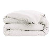 Housse de Couette 200x200cm Flanelle de Coton Coloris Neige - HEDDA - ALTOBUY Blanc G