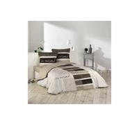 Housse de couette - 220 x 240 cm + taies - Bambou - Choco - Taupe