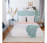 Housse De Couette 220x240 + 2 Taies D'oreiller 63x63 Coton Bio Mille