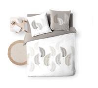 Douceur d'Intérieur – Housse de couette Goyave – 240 x 220 cm + 2 taies – Coton 57 fils