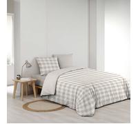 Douceur d'Intérieur Parure de lit 3 pièces Victoire Naturel 240 x 220 cm 100% coton