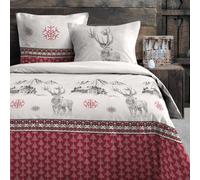 Housse de Couette 240 x 220 cm BAUGES Rouge