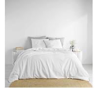 Parure de lit 1644237 Douceur d'intérieur, Parure 3 pièces 240 x 220 Cm Blanc, 100% Coton, Linette