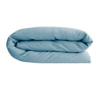 Housse de couette 240x220 cm lin lavé SONATE bleu Topaze