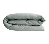 Housse de couette 240x220 cm lin lavé SONATE vert Lichen