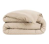 Housse de Couette 240x220cm Flanelle de Coton Coloris Sable - HEDDA - ALTOBUY Beige G