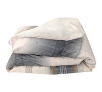 Housse de couette 260x240 cm percale 100% coton ESTEBAN Beige