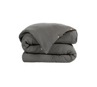 Housse de Couette 260x240cm Gaze de Coton Granit - OUREA - ALTOBUY Gris G