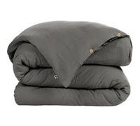 Housse de Couette 260x240cm Gaze de Coton Granit - OUREA - ALTOBUY Gris G