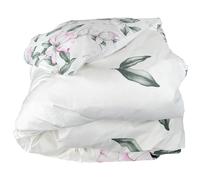 Housse de couette 280x240 cm percale 100% coton MAGNOLIA vert sauge