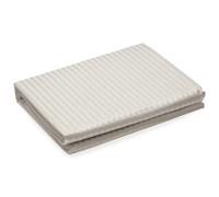 Housse de couette 280x240 cm satin CONCERTO rayures beige Lin