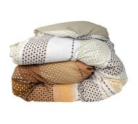 Housse de couette 300x240 cm 100% coton NIAGARA marron Châtaigne