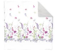Housse de couette 300x240 cm coton PRETTY blanc