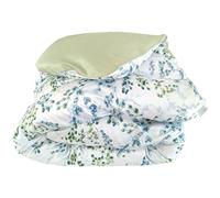 Housse de Couette 300x240 cm Satin de Coton ANGÈLE Vert Tilleul