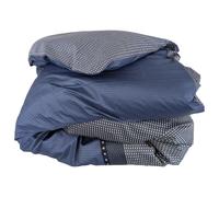 Housse de couette 300x240 cm satin de coton ENZO bleu