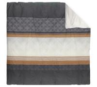 Housse de couette 300x240 cm satin de coton TIAGO noir