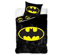 Housse de couette - Batman - 140 x 200 cm - 100% Coton - Taille unique - Lavable en machine