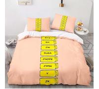 Housse de Couette - BTS - Butter - Multicolore - Synthétique - Impression 3D