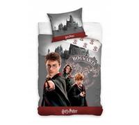 Housse de couette - CARBOTEX - Harry Potter - Château de Poudlard - 140x200 cm - 100% coton