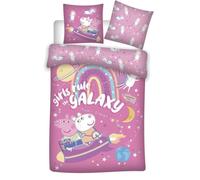 Housse de couette - Carbotex - Peppa Pig - 140 x 200 cm - Rose - Microfibre douce