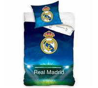 Housse de couette - CARBOTEX - Real de Madrid - 160x200 cm - 100% Coton - Logo officiel