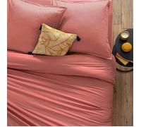 5five Housse de couette Atmosphera 1 personne rose poudré 140 x 200 cm