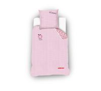 Housse De Couette Catimini Pomme D'amour Coton Rose 140X200 63X63