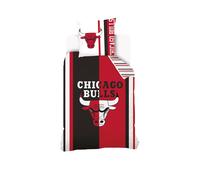 Housse De Couette Chicago Bulls Coton Rouge 140X200 63X63