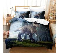 Housse De Couette Dinosaure Double En Microfibre 3d, Parure De Lit Jurassic World Park, Motif Dinosaure, Pour Chambre D'enfant, Adolescent Ou Garcon