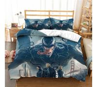 Housse De Couette Double Taille Film Venom Parure De Lit Ensembles De Lit Housses De Couette Réversibles Avec Taies D'oreiller
