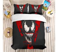 Housse De Couette Double Taille Film Venom Parure De Lit Ensembles De Lit Housses De Couette Réversibles Avec Taies D'oreiller