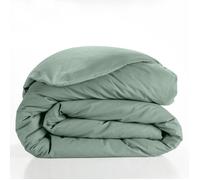 Douceur d'Intérieur Housse de couette Lina 240 x 220 cm 100% coton Sauge