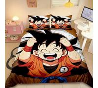 Housse De Couette Dragon Ball Animation Goku Anime Parure De Lit Simple Twin Double Full Queen King Size Decoration De Chambre D'enfant