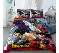 Housse De Couette Dragon Ball Cartoon Parure De Lit Housse De Couette Confort Queen King Size Pour Enfants Cadeau Chambre Décor