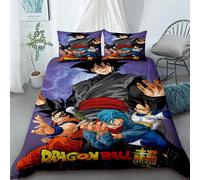 Housse De Couette Dragon Ball Cartoon Parure De Lit Housse De Couette Confort Queen King Size Pour Enfants Cadeau Chambre Décor