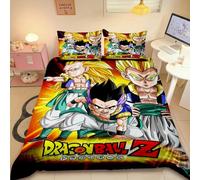 Housse De Couette Dragon Ball Cartoon Parure De Lit Housse De Couette Twin Single Queen King Size Decoration D'intérieur Pour Enfants Cadeau