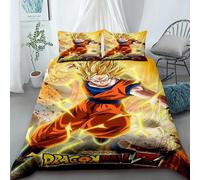 Housse De Couette Dragon Ball Cartoon Parure De Lit Queen King Size Housse De Couette Housse De Couette Enfants Cadeau Decoration D'intérieur