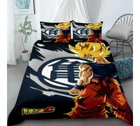 Housse De Couette Dragon Ball Comfort Housse De Couette Cartoon Twin Size Parures De Lit Pour Cadeaux De Noël Decoration D'intérieur